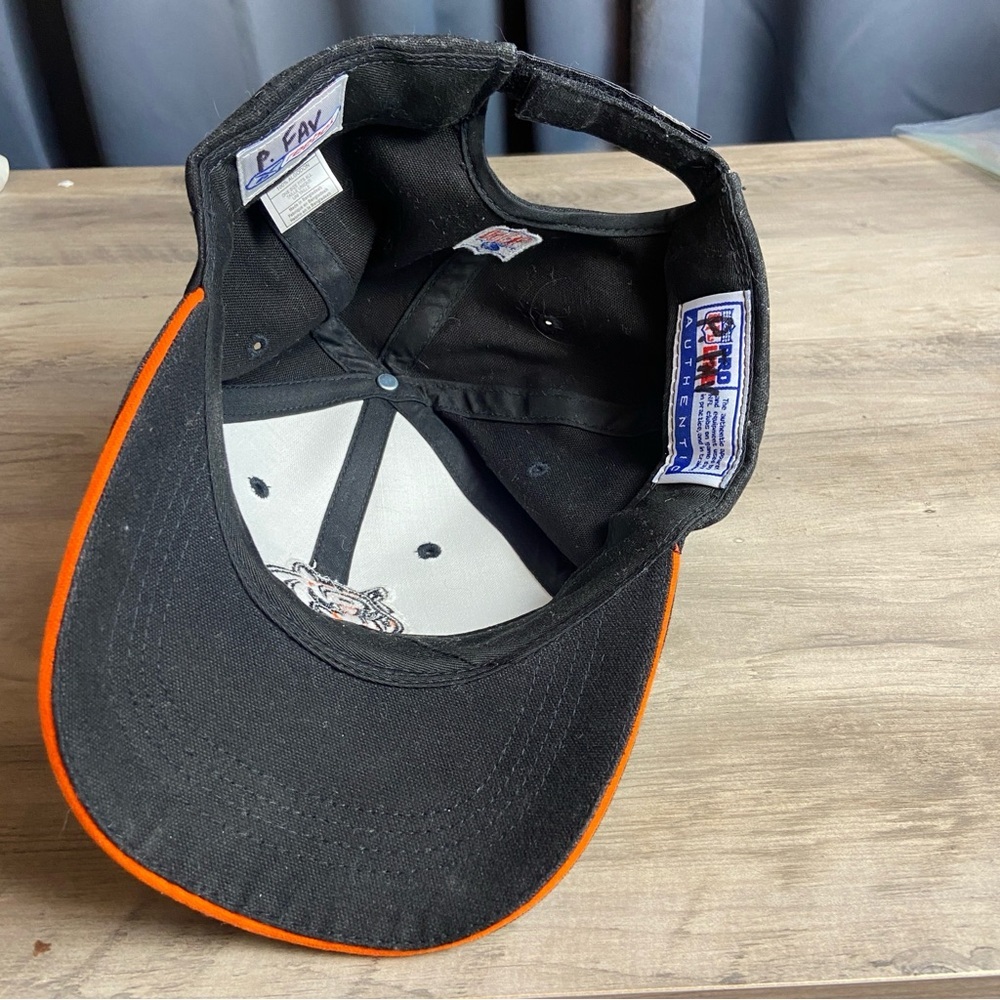 Cincinnati Bengals Logo Reebok NFL Authentic Blue Hat Cap Adj - Picture 5 of 7